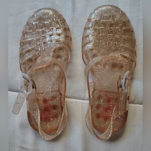 Glitter Jelly Sandals